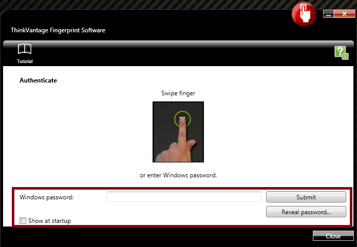 Digitalpersona fingerprint